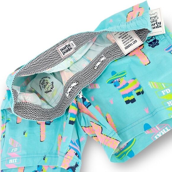 PARTY PANTS Hit That Shorts NWT - swim trunks - Picture 7 of 10